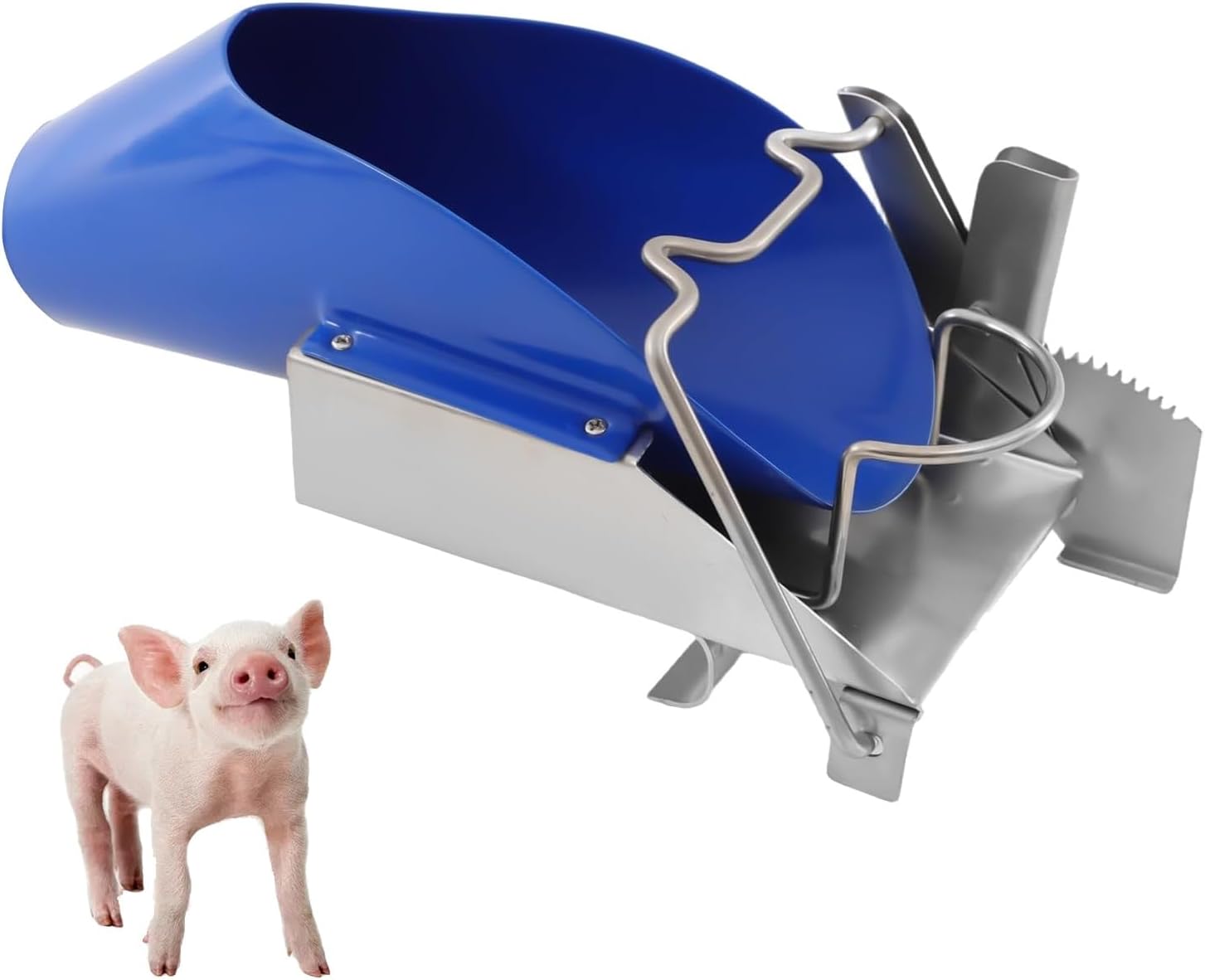 Pig Castration Device, Stainless Steel Tools with Rounded Edges, Versatile Livestock Breeding Equipment for Farms and Breeders