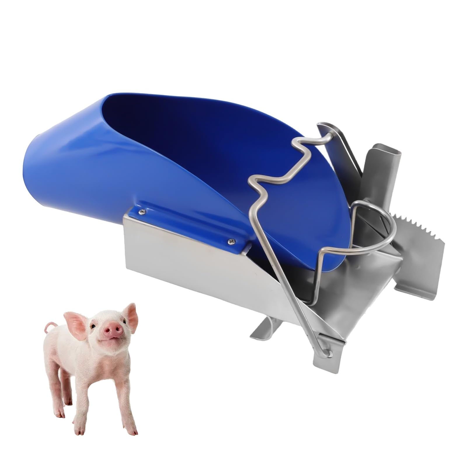 Pig Castration Device, Stainless Steel Tools with Rounded Edges, Versatile Livestock Breeding Equipment for Farms and Breeders