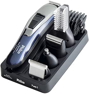  Aparador de Pelos, Body Groom Aqua, Azul Escuro, Bivolt, Philco 