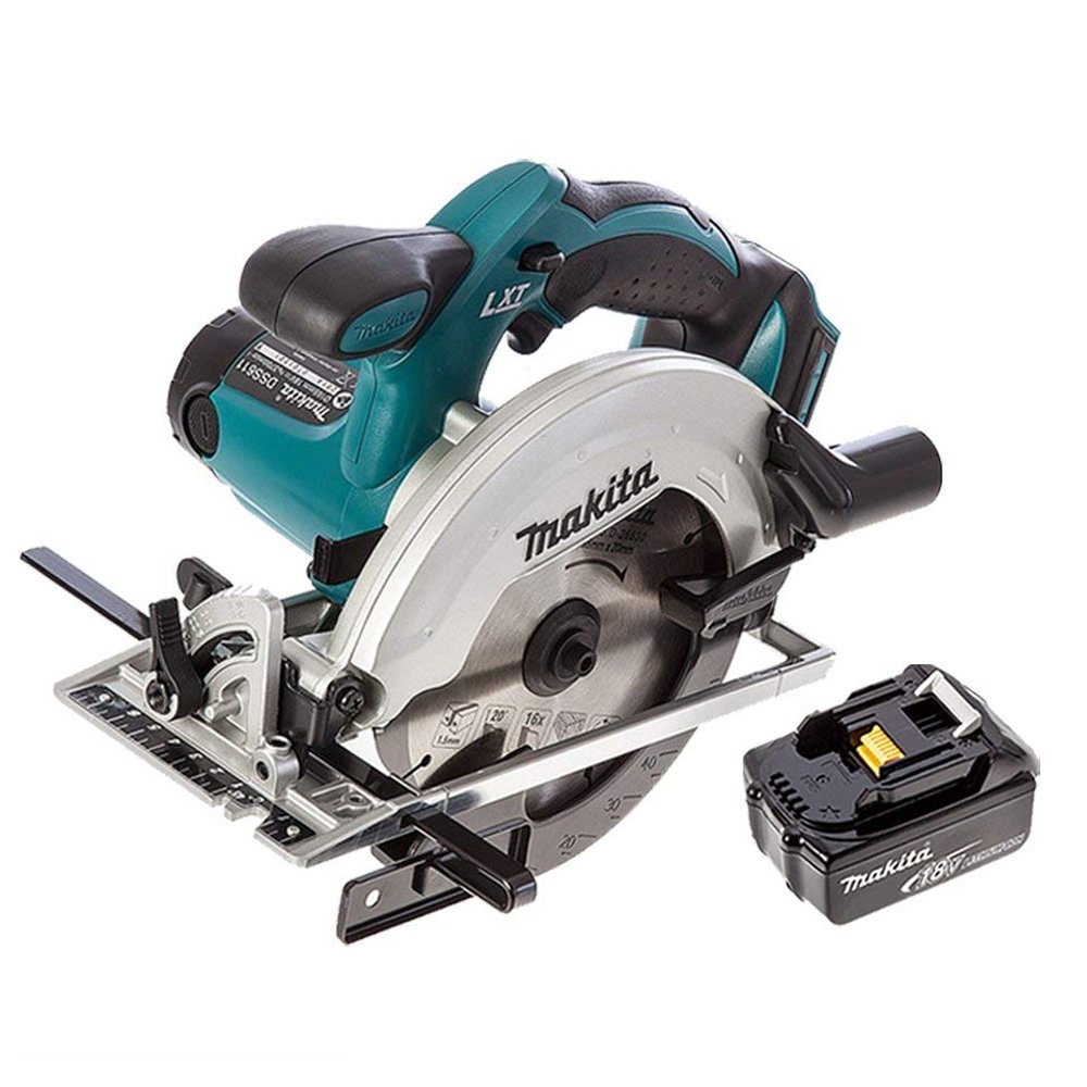 Makita DSS611Z 18V LXT Li-ion Circular Saw 165mm with 1 x BL1850 5Ah Battery