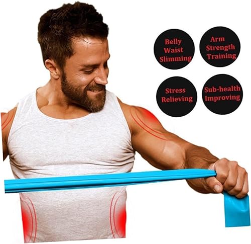 Miniatura 2 de BESPORTBLE 4 Pcs Elastic Exercise Bands Mini Resistance Bands Exercise Stretch Bands Elastic Belt Bouncy Band