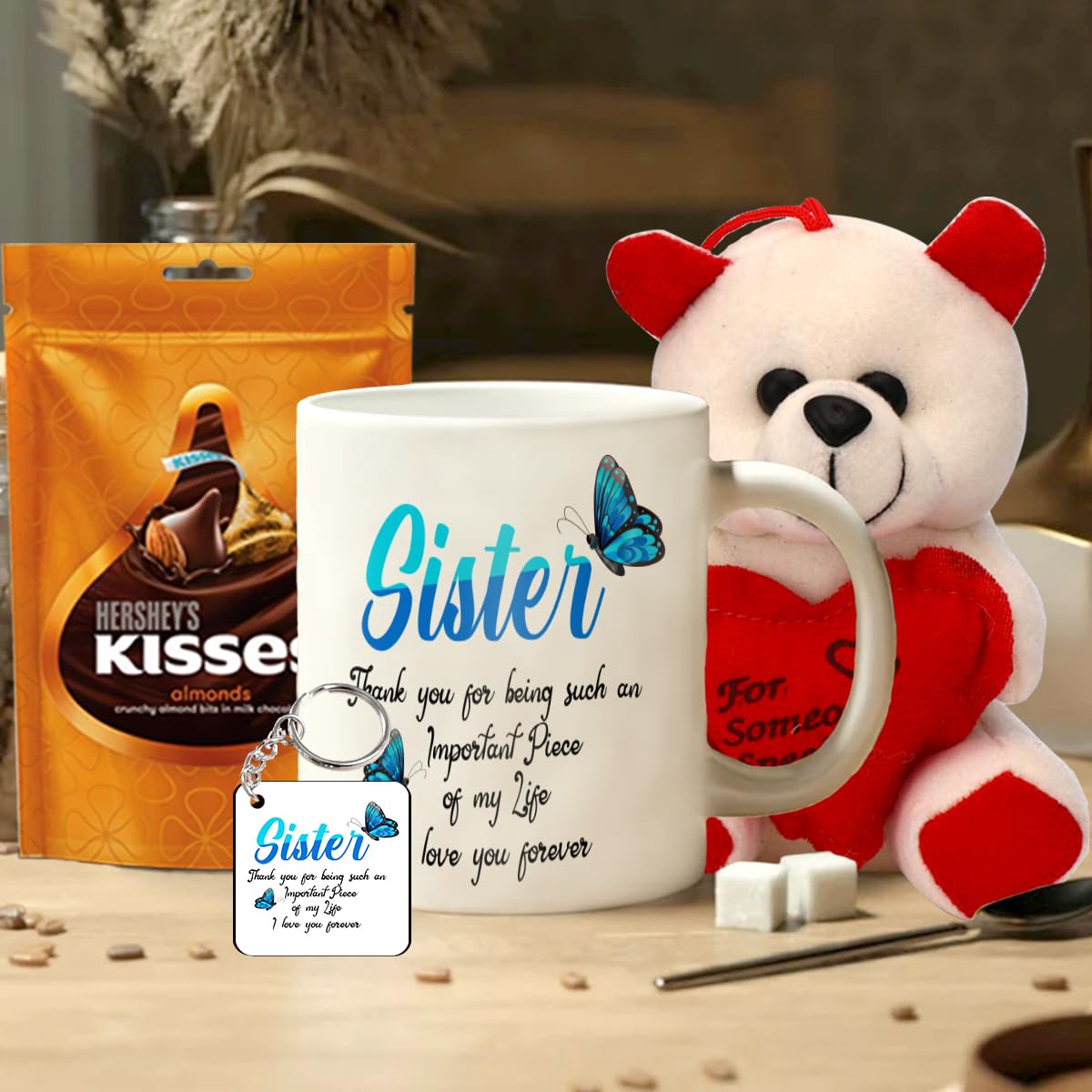 SKYTRENDS Chocolate Rakhi Gift for Sister || Chocolate combo || Chocolate gift pack Printed Coffee Mug, Teddy, Chocolate, Keychain-11 (B0D9NL6NBZ) Amazon Price History, Amazon Price Tracker