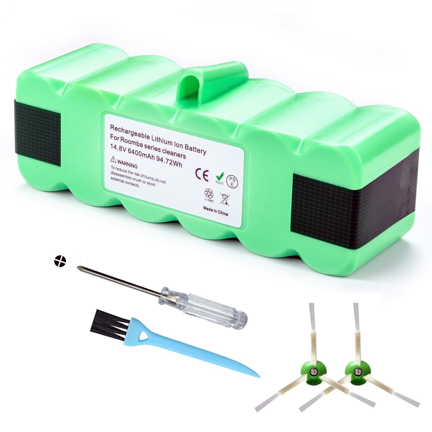 Amazon.com: 6400mAh Replacement Battery for iRobot Compatible with