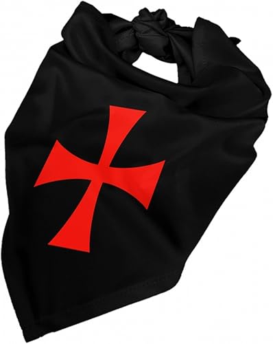 Miniatura 5 de Symbol of The Knights Templar - Pañuelo para perro, bandana para mascotas, baberos para mascotas