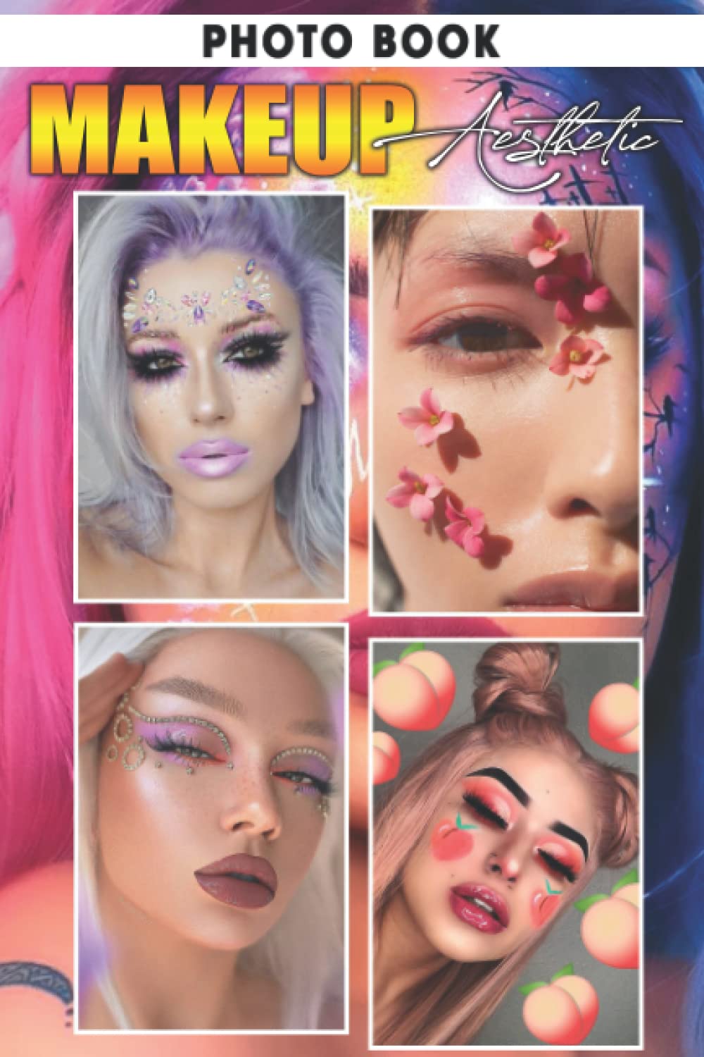 Livre photo de maquillage esthétique album d'images de cosmétiques pour se détendre