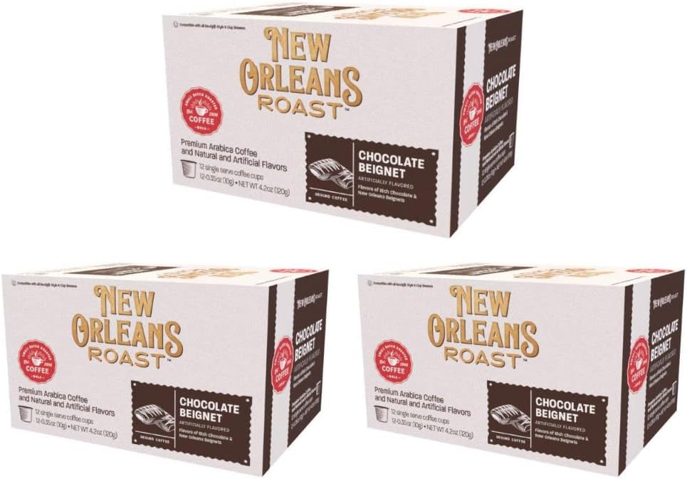 Chocolate Beignet 12ct Single Serve Cups - 3 Pack