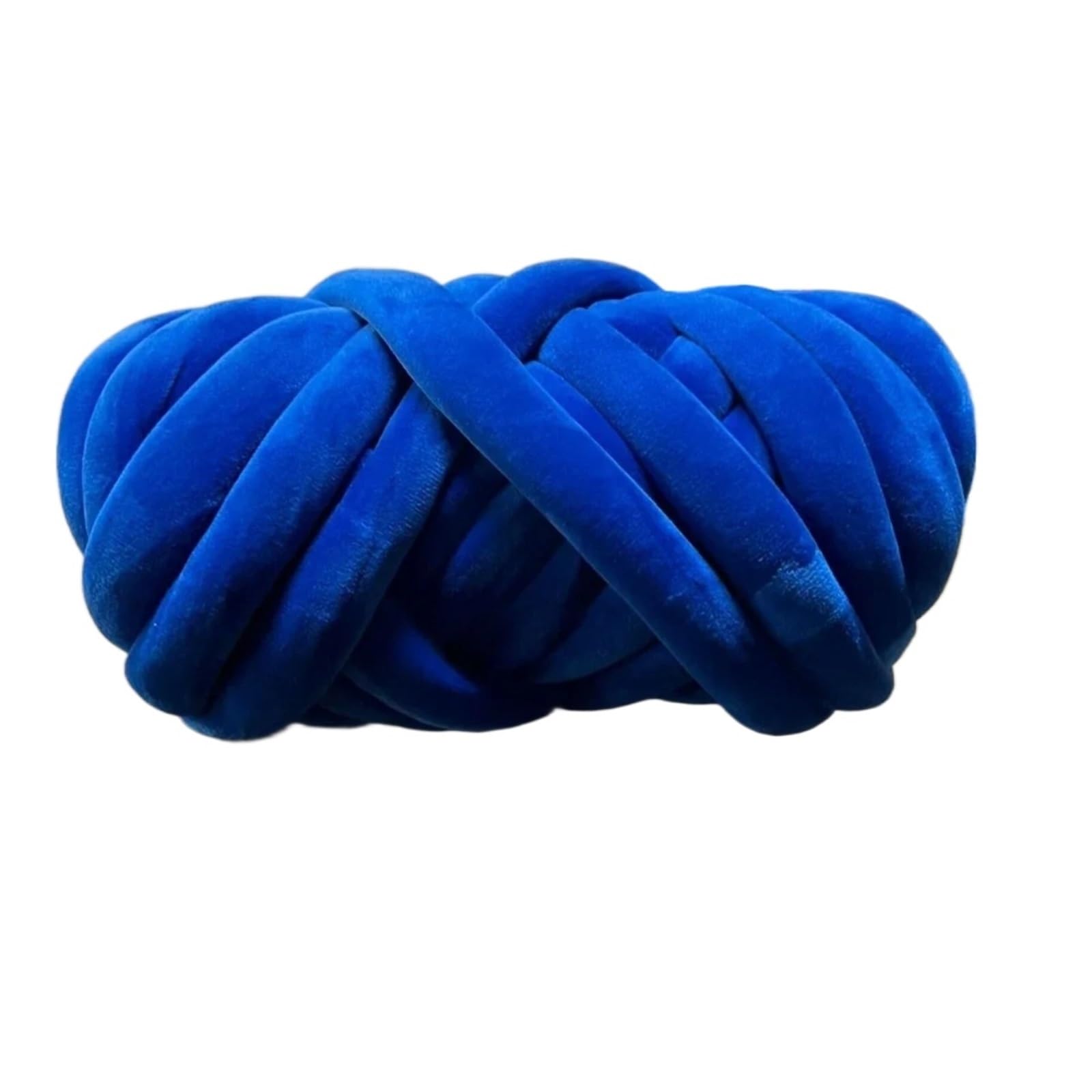 Filato spesso 500G Super Velluto Grosso Filato Spesso Ingombrante Filo Gigante Borsa Bianca for Maglieria A Mano Braccio Fai Da Te Morbido Grande Coperta Tappeto Per il fai da te(500g Sapphire blue)