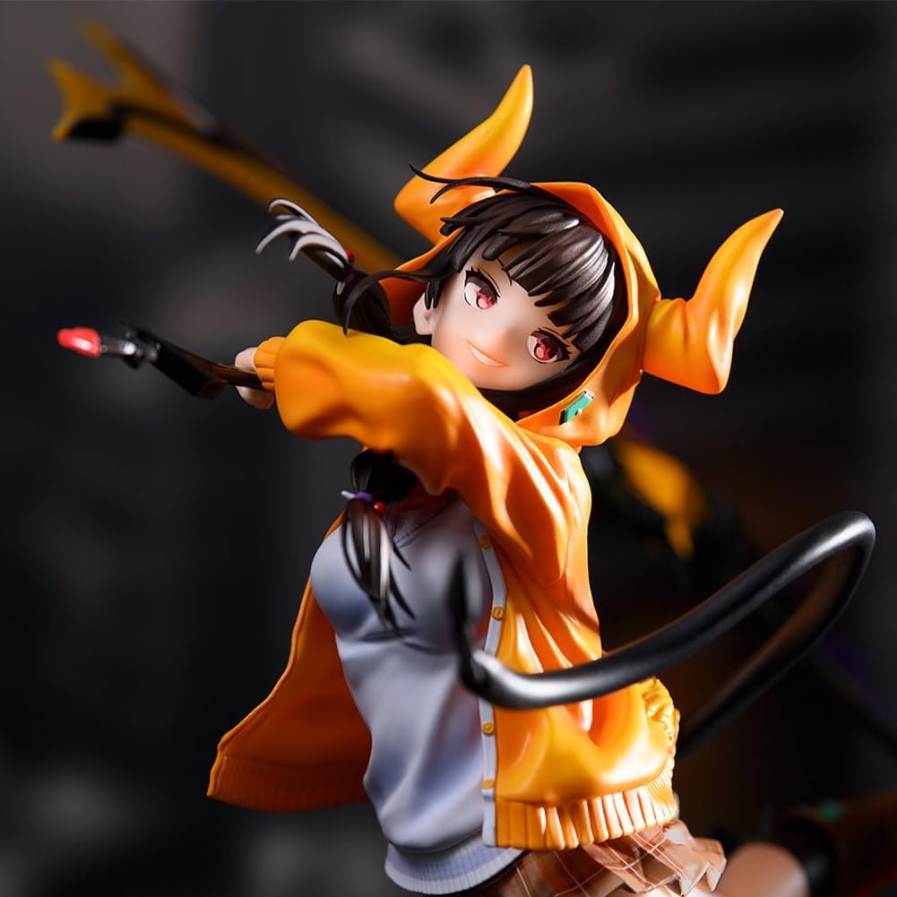 Karen Asakura Figure Statue - 20cm Game Figures 1/7 Scale Yuki Izumi Action Figure Model with Fight Scene Sculpture Collectible Decoration Gifts for Fans