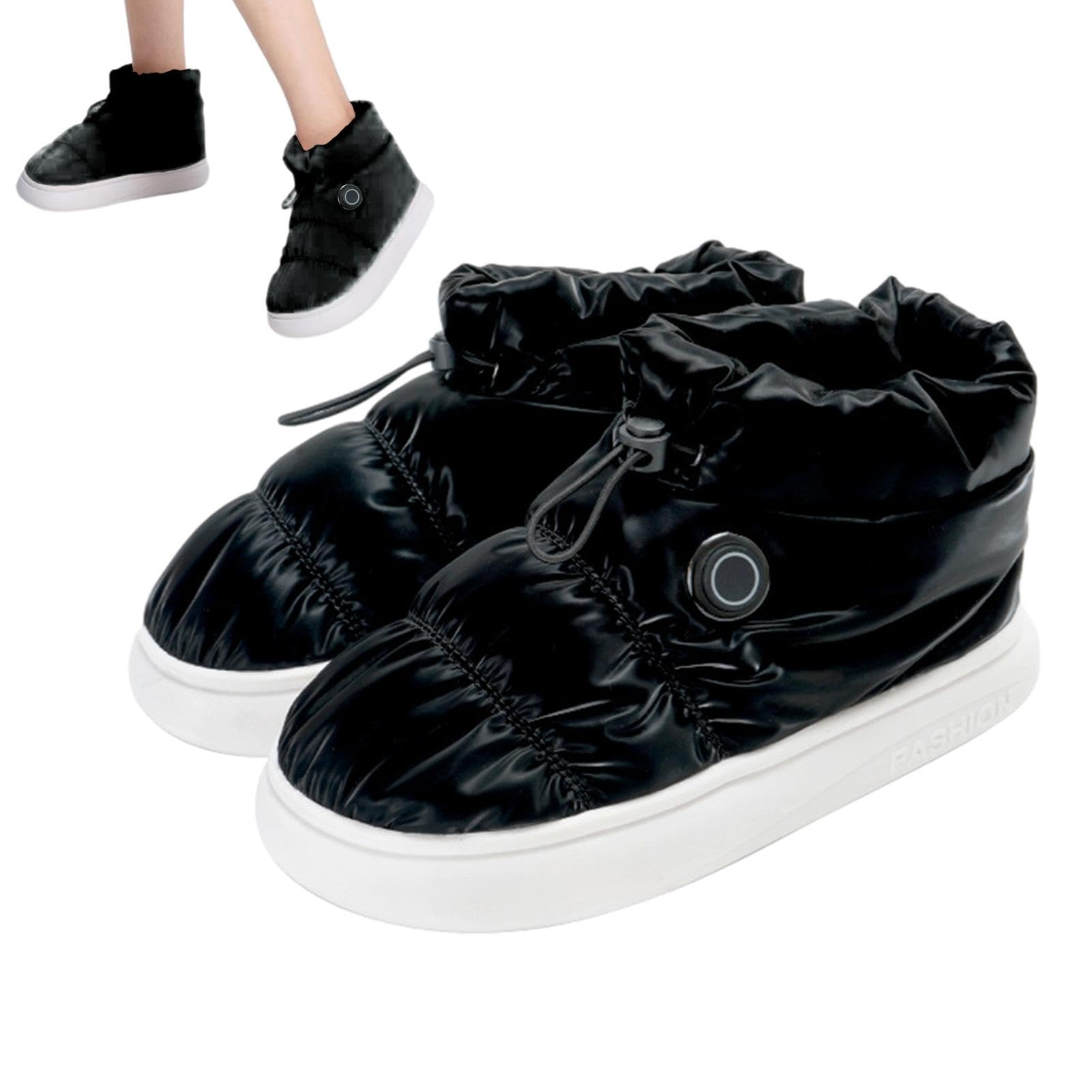 Scarpe riscaldate ricaricabili | Pantofole elettriche traspiranti per la casa, scarpe riscaldanti per piedi elettriche, scarpe termiche per piedi caldi, comode scarpe invernali indispensabili
