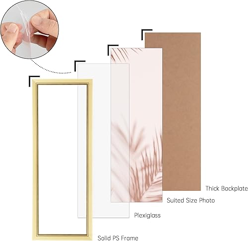 Vista 197 de GULETHUN Marco de fotos de 24 x 36 pulgadas, marco para póster blanco, decoración del hogar, marcos naturales de galería, formato horizontal