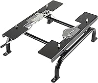Speedway Motors Universal Seat Mounting Frame Kit with 7-Inch Slider for Bucket Seats - Tubular Steel for Early Cars & Trucks, 15-1/2" x 17-1/2"