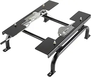 Universal Seat Mounting Frame Kit with 7-Inch Slider for Bucket Seats, Tubular Steel, Suitable for Early Cars & Trucks, 15-1/2
