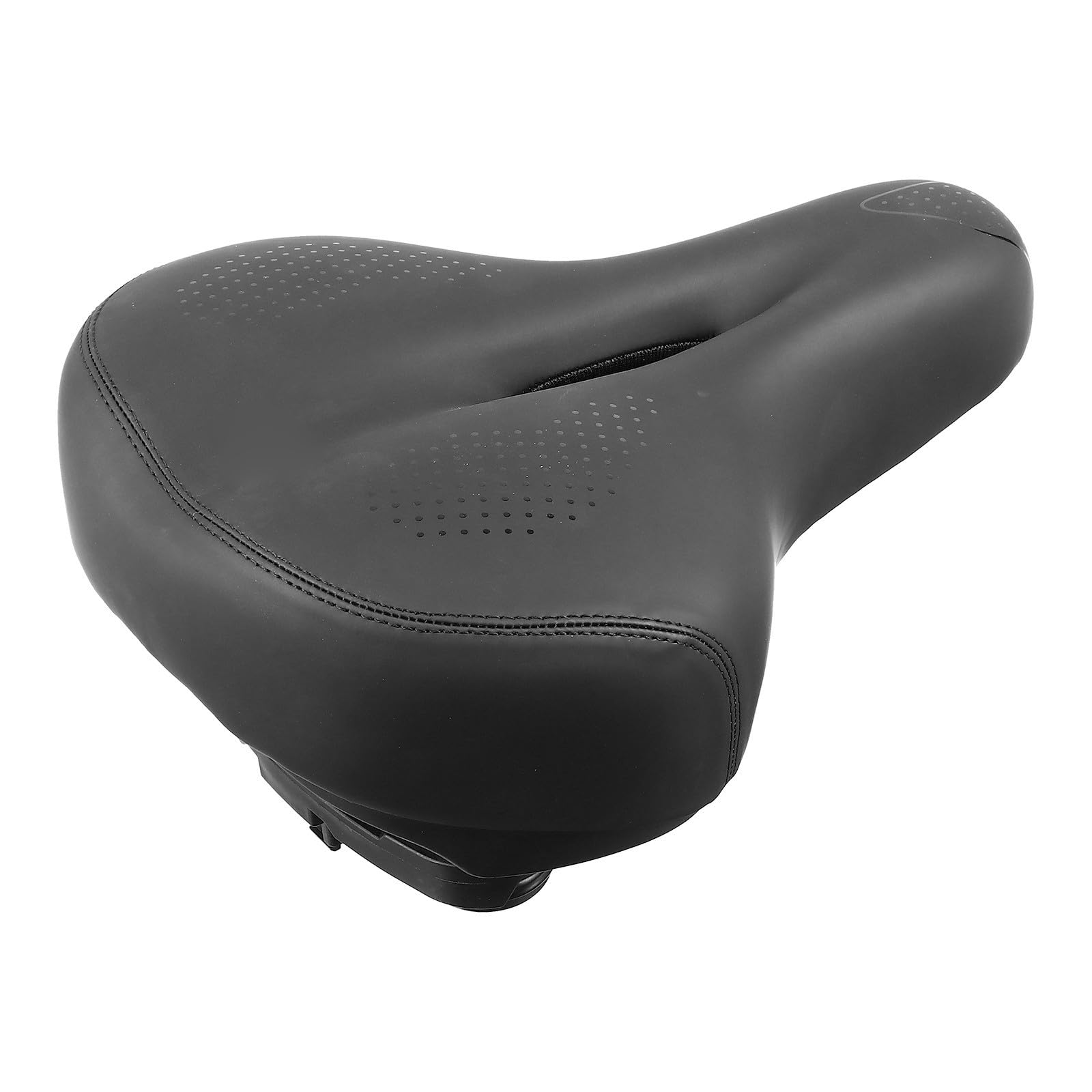 Selle de Vélo avec Lumière, Antidérapante, Confort, Noir