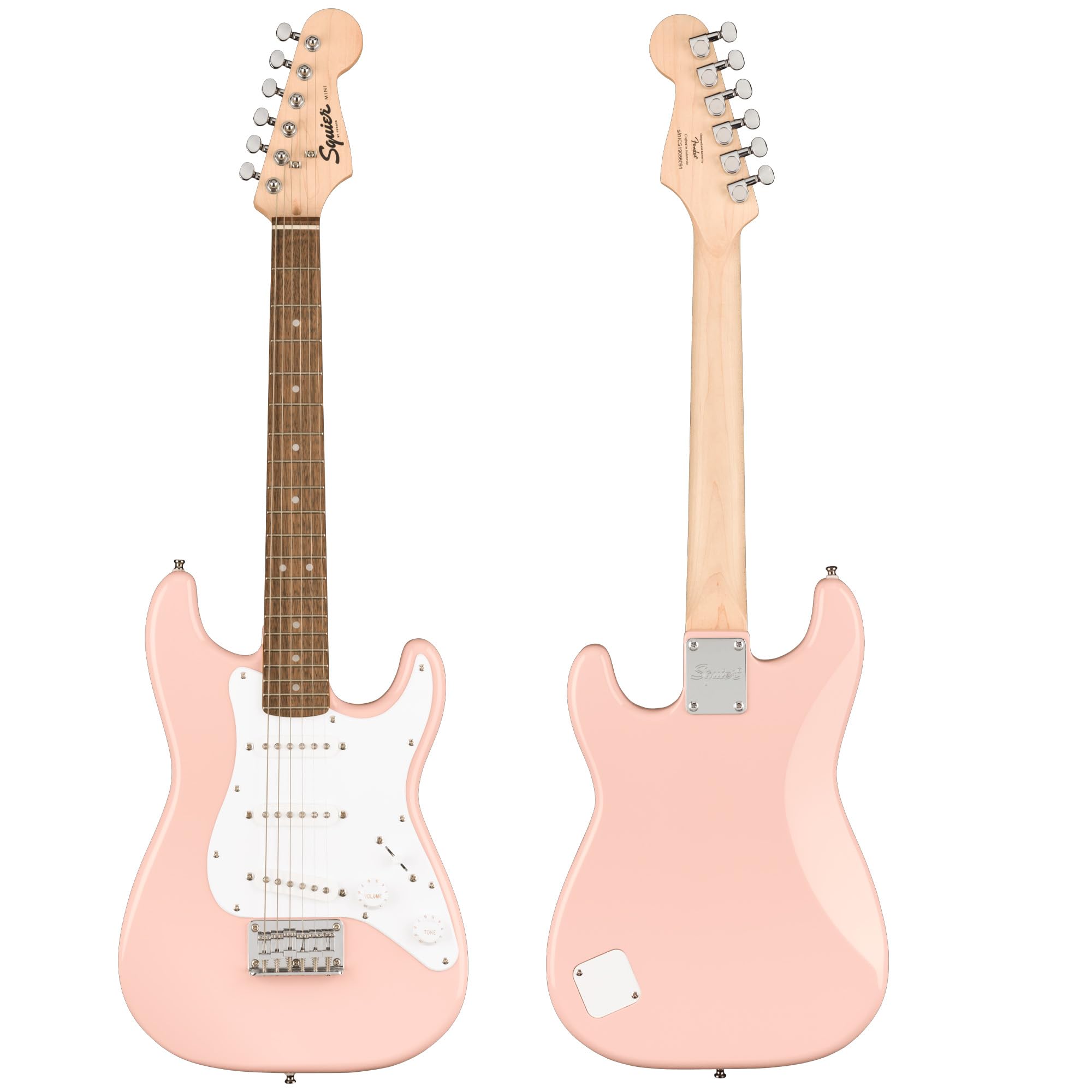 Amazon.com: Fender Squier 3/4-Size Kids Mini Strat Electric Guitar