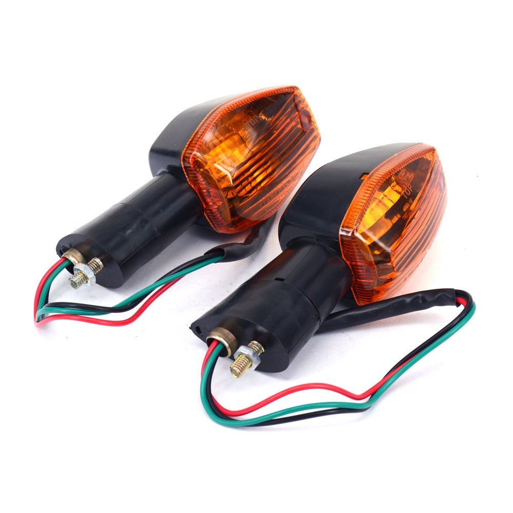 JFG RACING Indicatori Direzione Moto,Luci Indicatori Direzione Lampada Frecce Moto per moto Lampadine per CBR600RR 2003-2006 CBR1000RR 2004-2007 Lampada Lampeggiante Doppia Sportiva