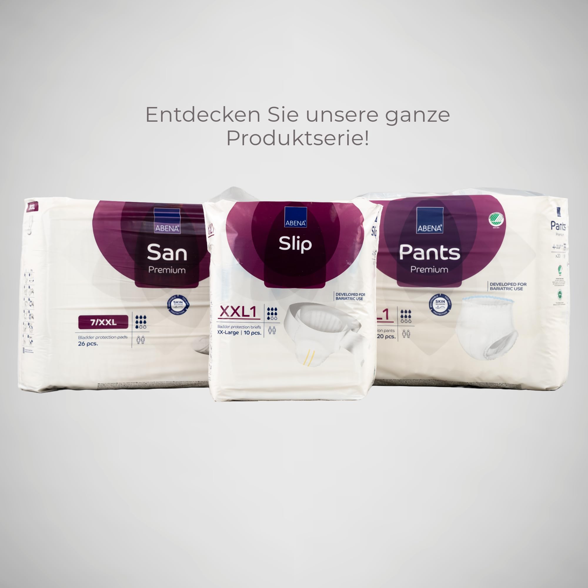 ABENA Pants XXL1 Premium Inkontinenzhosen, MONATSPAKET (4 x 20 Stück = 80 Stück), für Damen und Herren, 152,4–203,2 cm Taille, 1700 ml Saugfähigkeit | 150–200 cm Taille, 1700 ml Saugfähigkeit