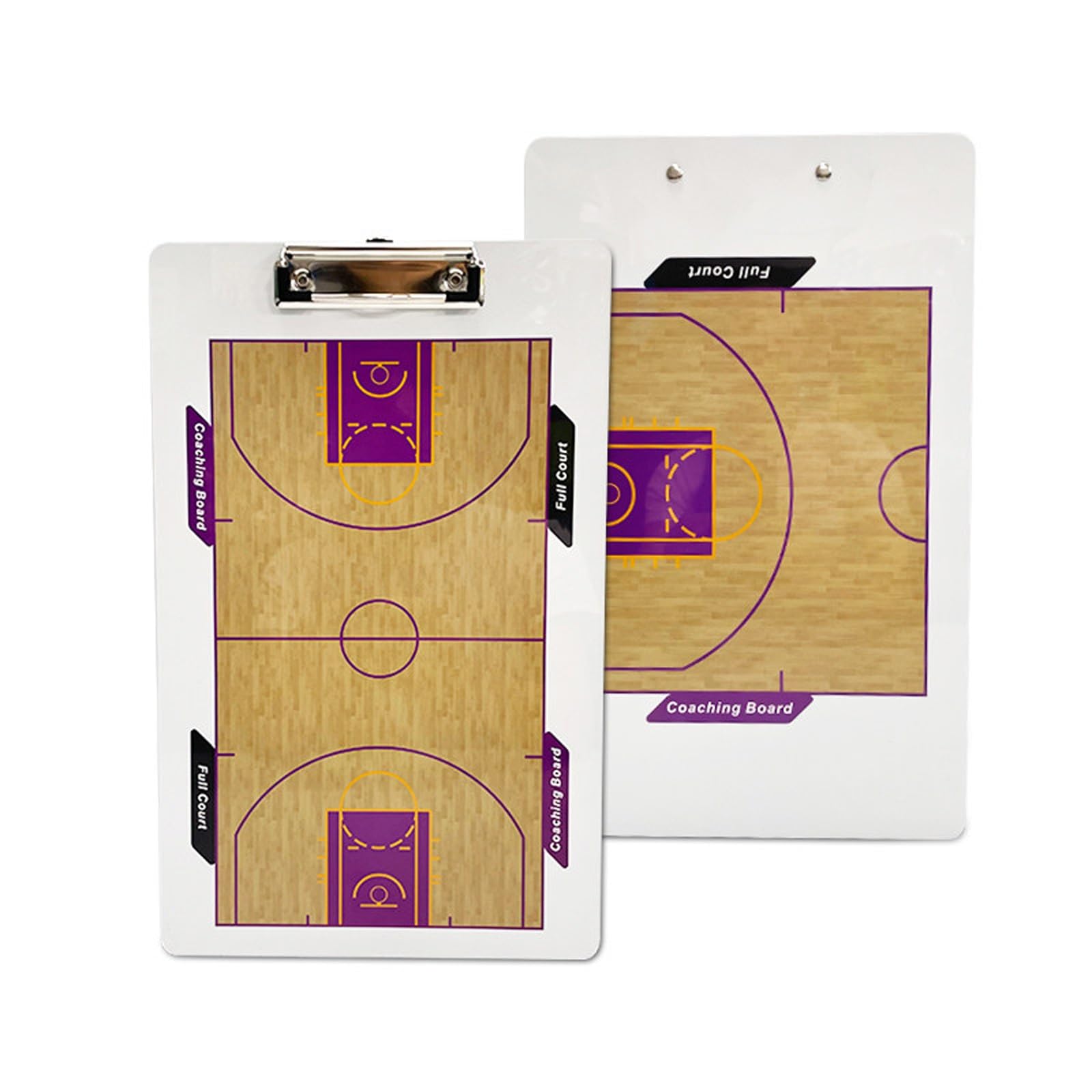 Basketball Dry Erase Coaches Klemmbrett, Doppelseitiges Löschbares Magnetisches Whiteboard, Glatte Schreiboberfläche, Inklusive Magnetischer Schachfiguren Einem Markierungsstift