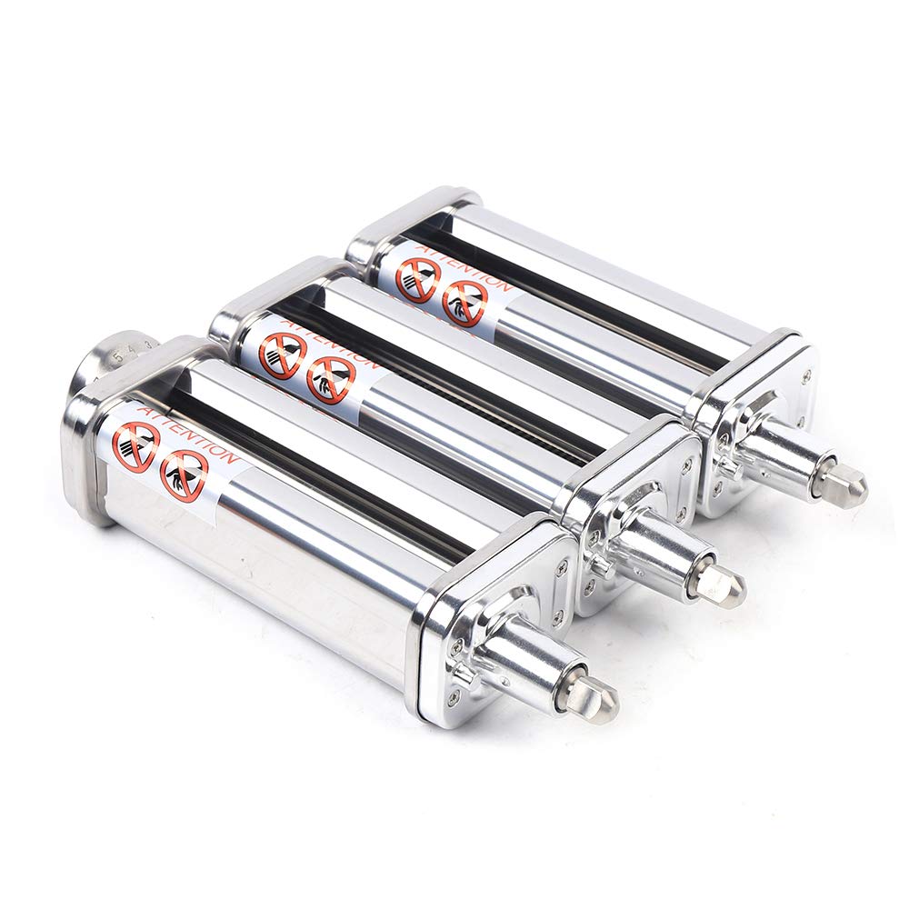 Máquina para hacer pasta de acero inoxidable fresca, manual, cortador de pasta con abrazadera para espaguetis fideos lasaña mejor máquina de pasta fideos