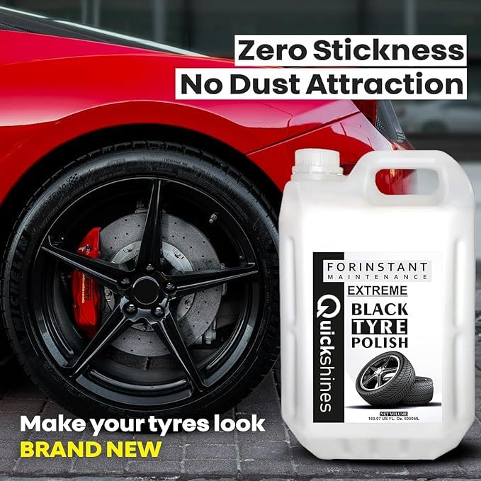 Image of Extreme Black Tyre Polish, Car Maintenance, 5 Litre, 1 Unit