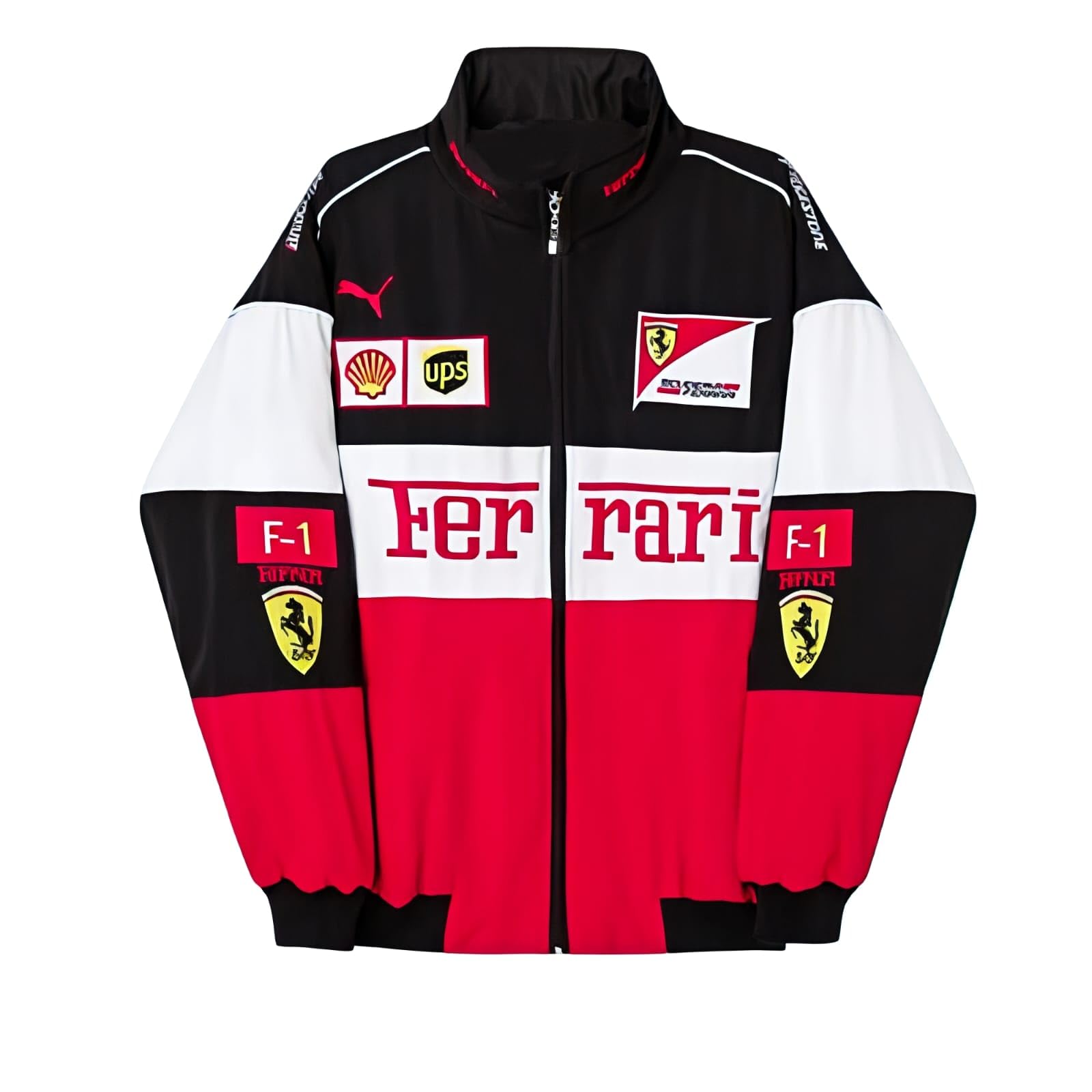 DRIP SPOILERF1 Racing Jacket Graphic Printed Parachute Fabric Jackets for Men