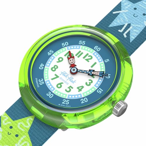 Flik Flak Boy Kids Watch Biosourced Quartz Waterproof Starry Glow3