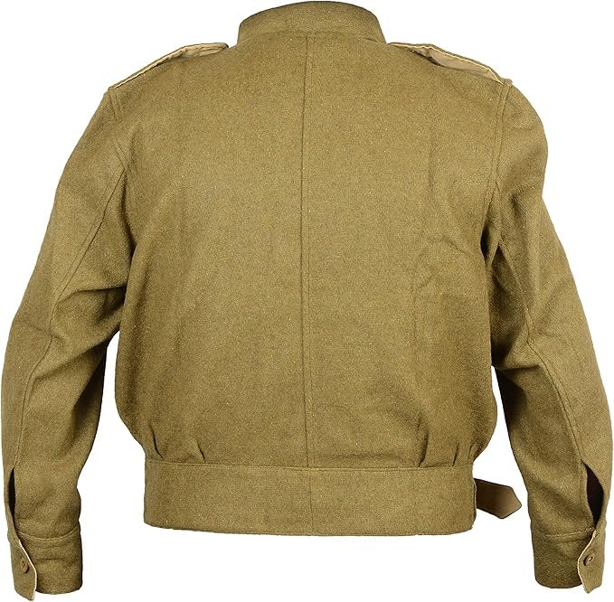 WW2 British Army 1937 Wzór Battledress tunika reprodukcja wełniany mundur wojskowy kurtka