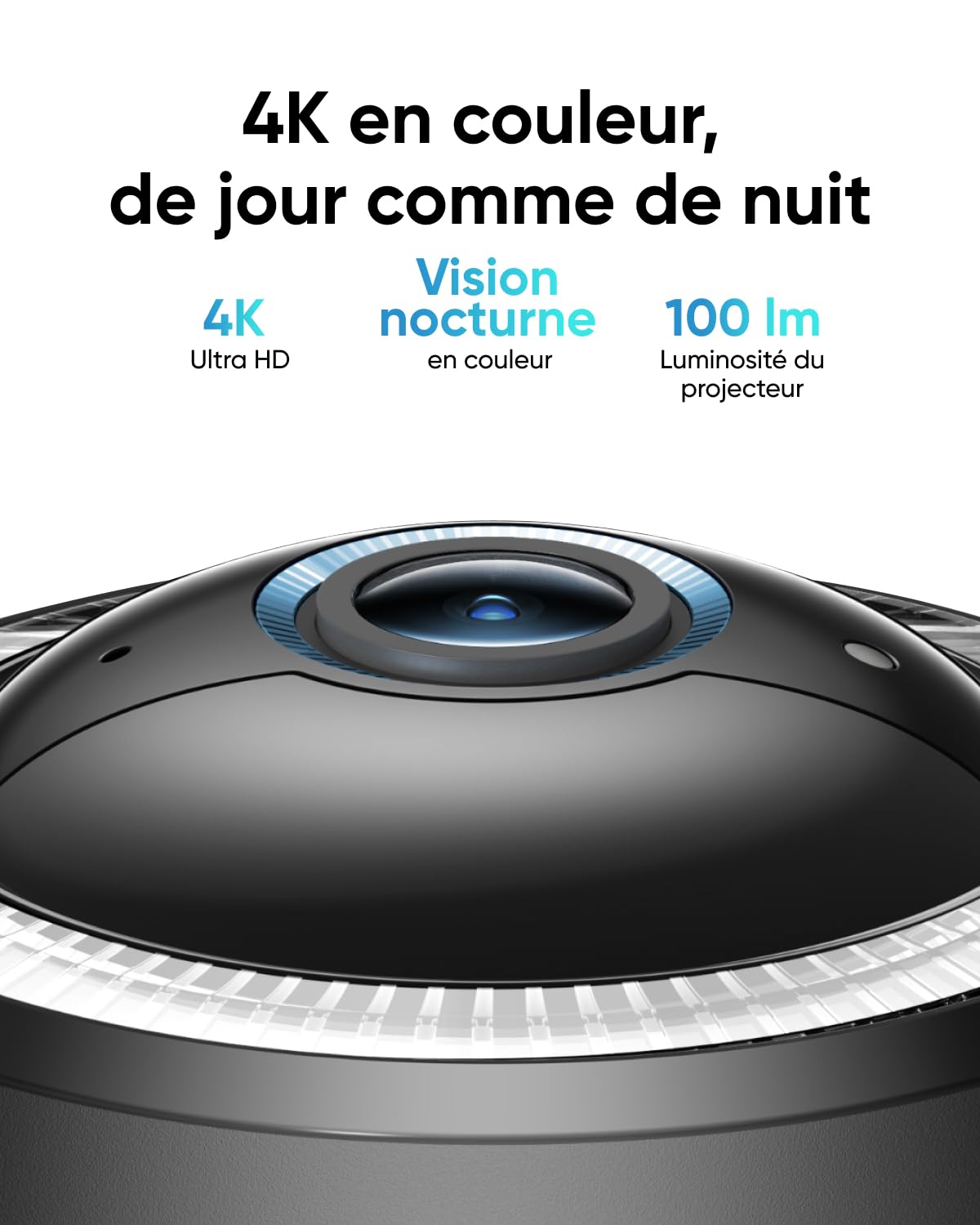 eufy Caméra de Surveillance S330 | WiFi 4G LTE, 4K UHD, inclinaison panoramique, alimentation solaire sans fil, suivi humain/véhicule par IA, avec carte SIM