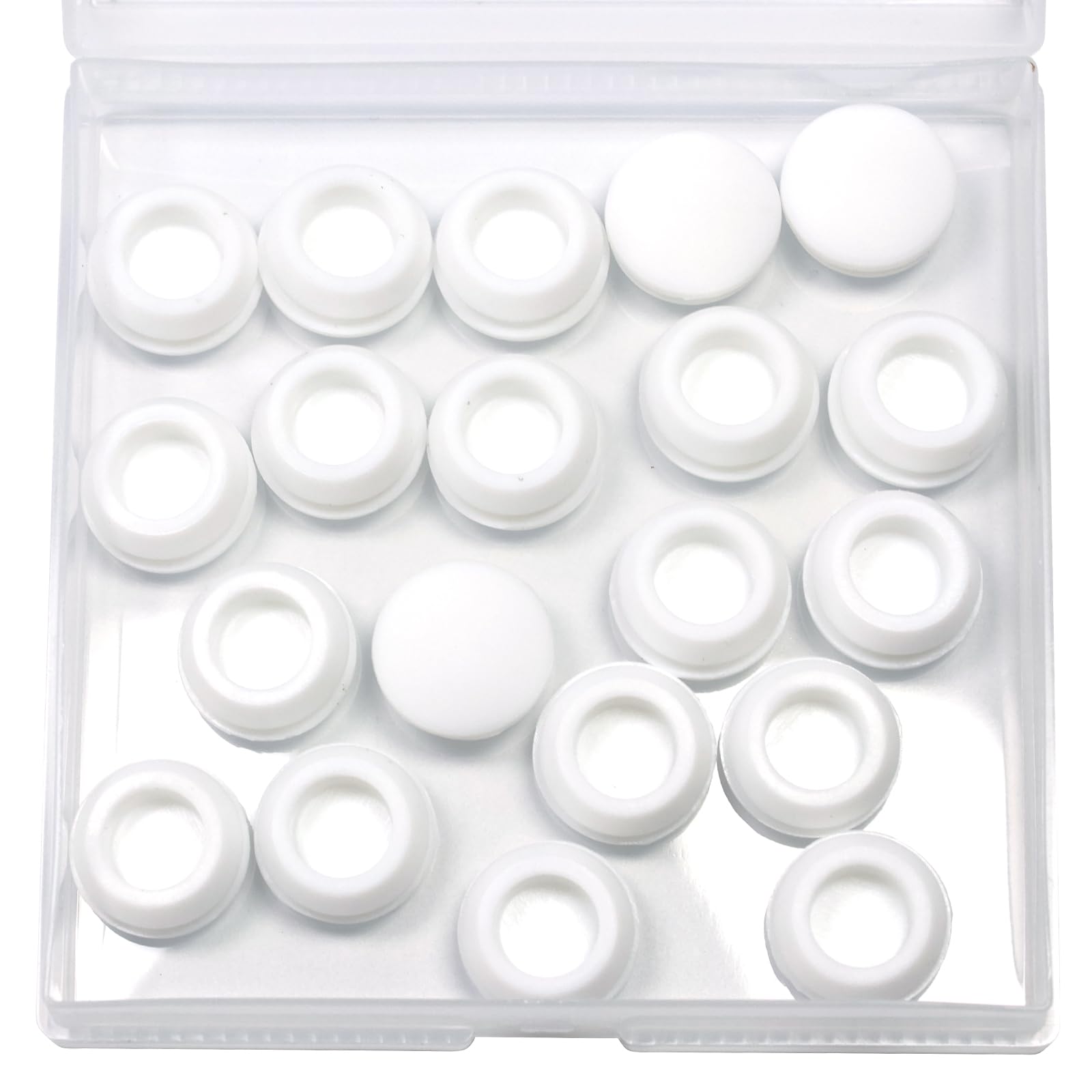 20 Pcs 14 mm Silicone Rubber Plugs for 14-15 mm (9/16"-5/8") Round Holes