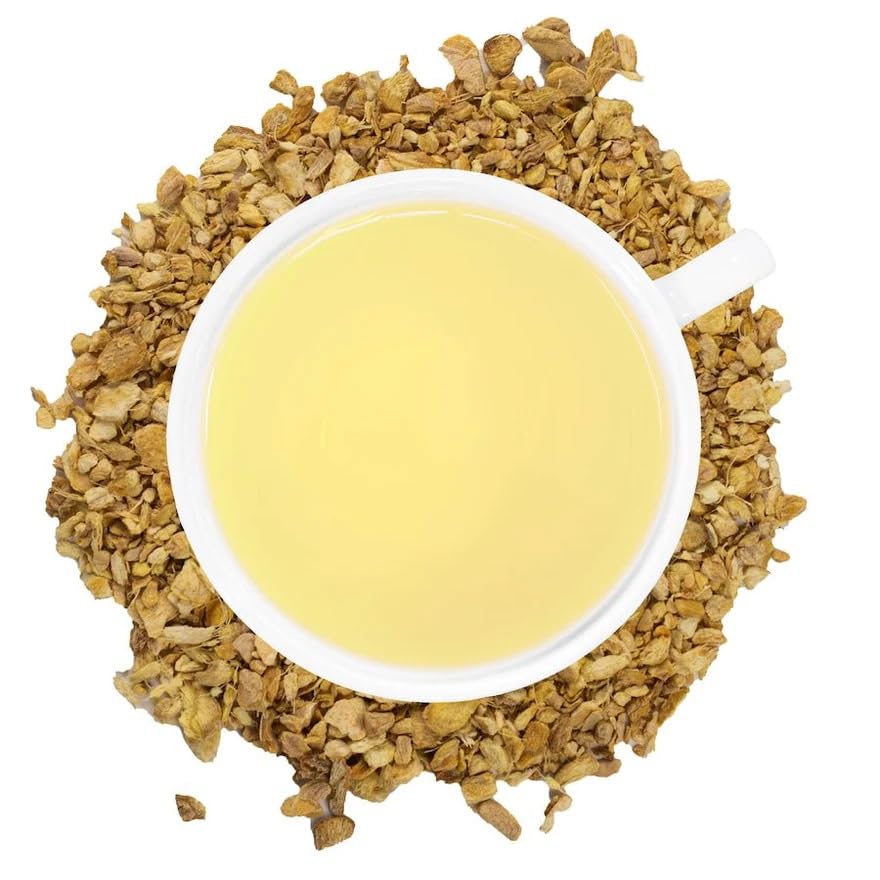 Miniatura 3 de Raíz de jengibre orgánico - Bolsa de 2 oz (aprox. 30 porciones)  Full Leaf Tea Co.