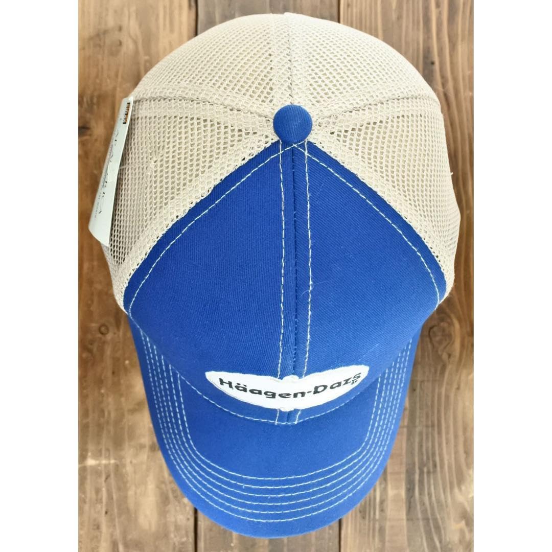 ハーゲンダッツHaagen-Dazsキャップ企業 Hagen-Dazs キャップ VINTAGE ブルー企業ハーゲンダッツ｜Yahoo