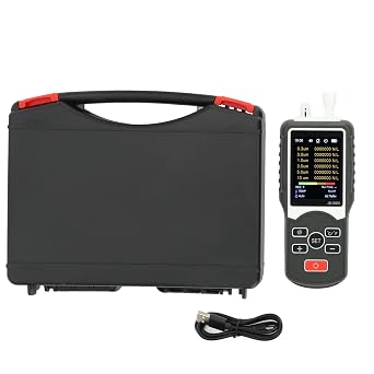 Professional Particle Counter 2000Mah Tester Monitor Scattering Particle Counter Shelves