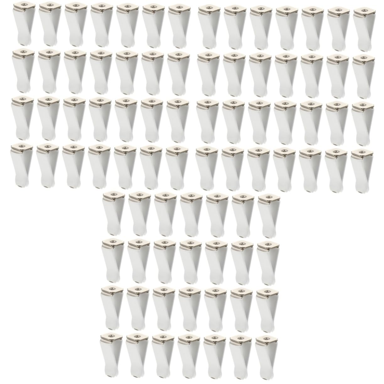 ULTECHNOVO 120stücke Teiliges Auto Aromatherapie Diffuser Clips Weiße Duftclips Für Auto-innenraum Aromatherapie Frischer Duft Für Reisen Und Alltag