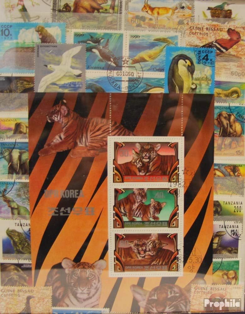 Motives 1.000 Various Wildlife Stamps (Stamps for Collectors) Other Mammals (Monkeys/Dinosaurs/Elephants ...)