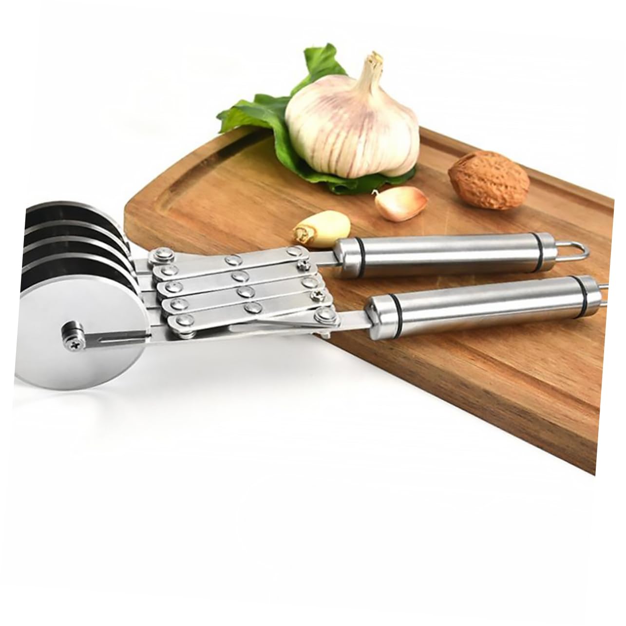MAGICLULU Cortador De Rueda De Pizza Cortador De Masa Acero Inoxidable Mango Antideslizante Herramienta Para Pasteles