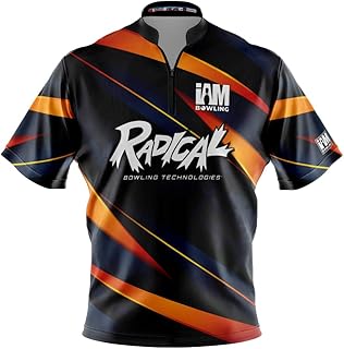 Logo Infusion Dye-Sublimated Bowling Jersey (Sash Collar) - I AM Bowling FUN Design 2014-RD - Radical (Large)