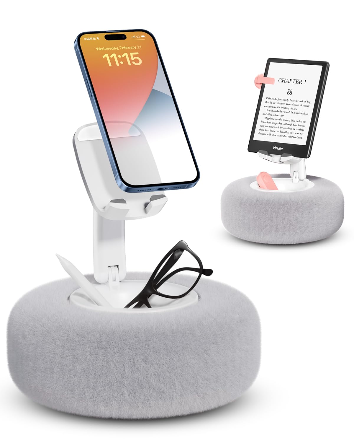 Amazon.com: Viozon Phone Holder for Bed, Mini Kindle Pillow Stand 