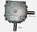 SpinCo 40 HP Right Angle Bevel Gearbox w/Crosshole & Keyed Shaft CW/CCW 1:1
