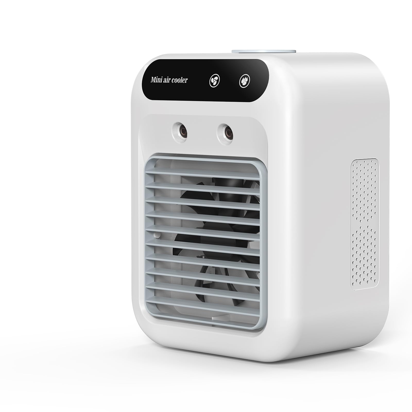Aire Acondicionado Portatil, 500ML Mini USB Ventilador, Enfriador de Aire, Aire Humidificador Portátil Silencioso, Mini aire acondicionado portátil ideal para el hogar, la oficina y para acampar.