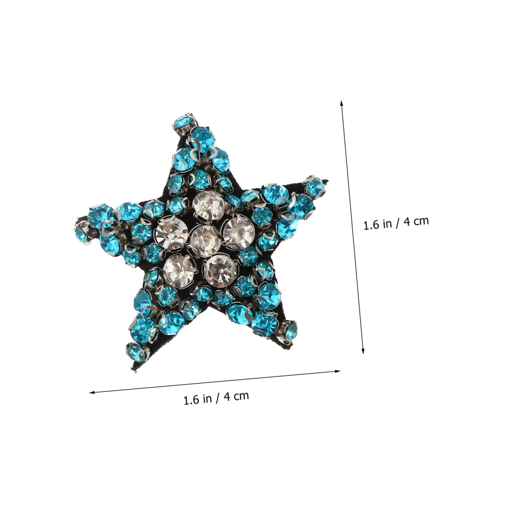 OSALADI 2 Set Del Pentagramma Schiaccianoci Ansimare Calore Numero Adesivo Gemma Toppe Per Giubbotti Toppe Per Jeans Patch Di Stelle Glitterate Adesivo Per Cucire Tessuto 12 Pezzi*2