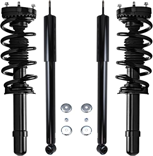 Detroit Axle - Amortiguadores AWD Struts para Chrysler 300 Dodge Charger 2012-2019 3.6L Delantero 2 puntales completos con resorte helicoidal 2