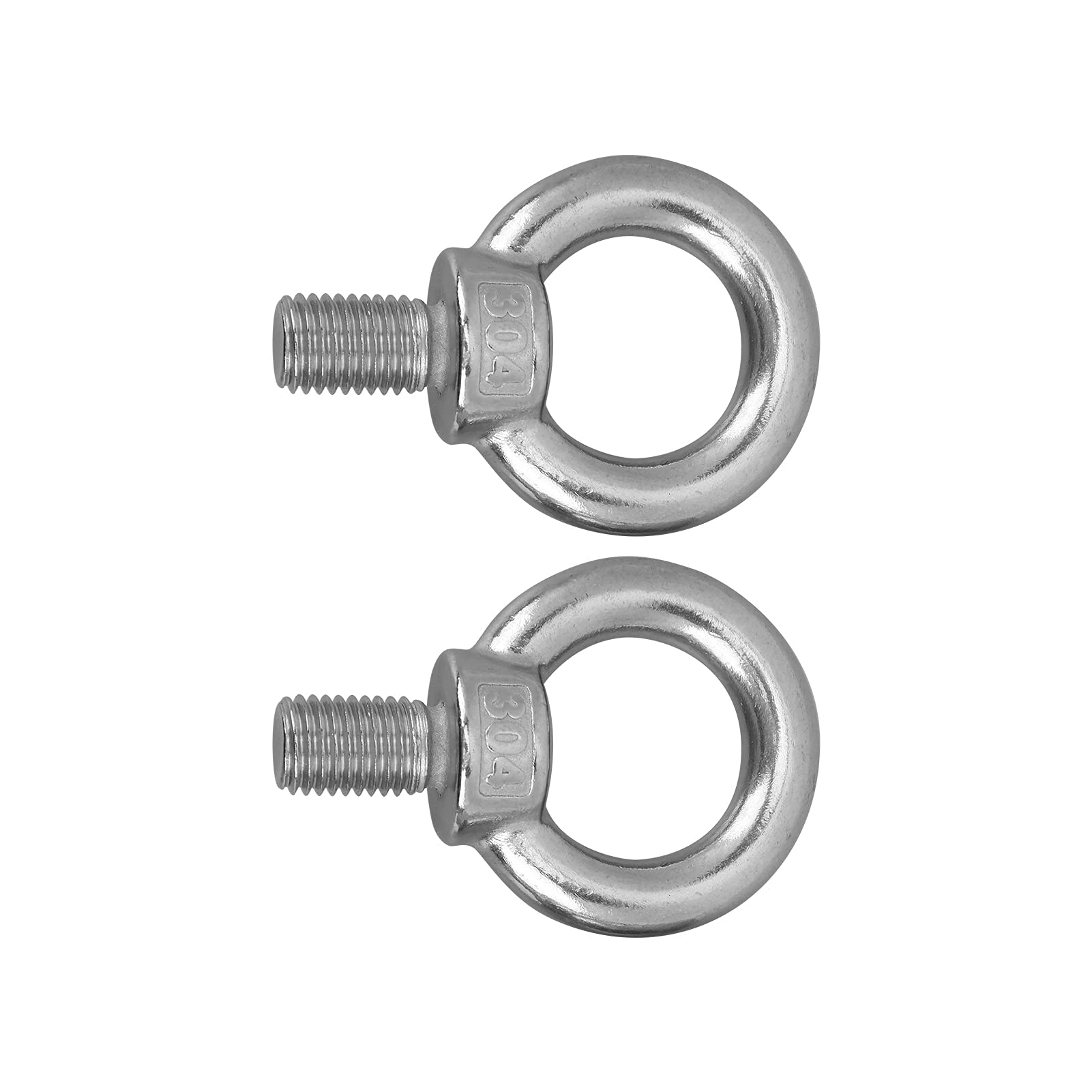 Stainless Steel Heavy Duty Lifting Ring Eye Bolt Marine Grade Screw Bolts for Multiple Industrial Applications (M16)