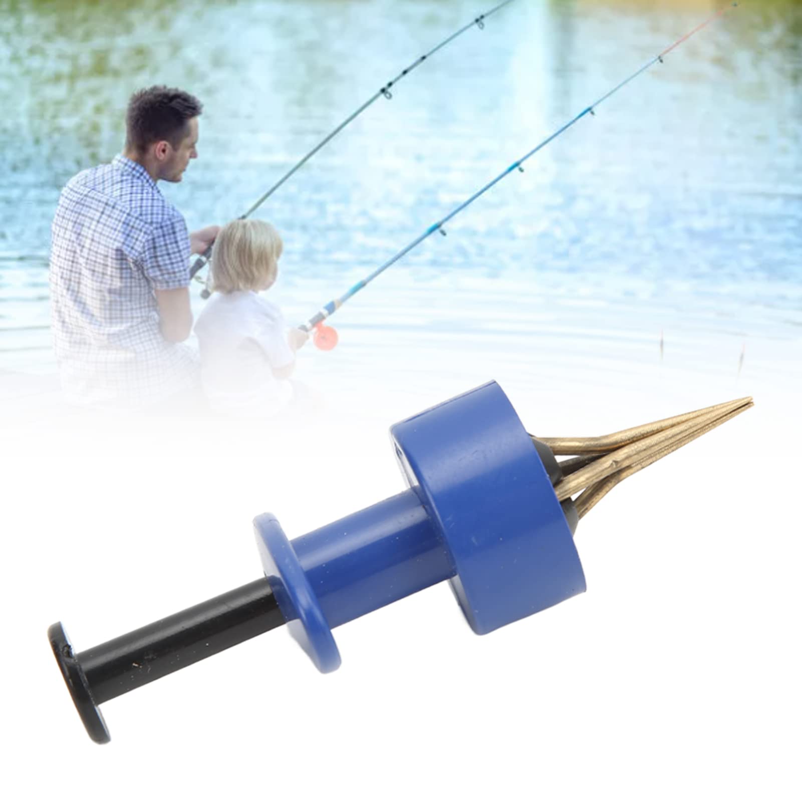 VGEBY Clip d'appâts de pêche Pince à appâts de pêche Portable 4 griffes VGEBY Clip d'appâts de pêche Pince à appâts de pêche Portable 4 griffes