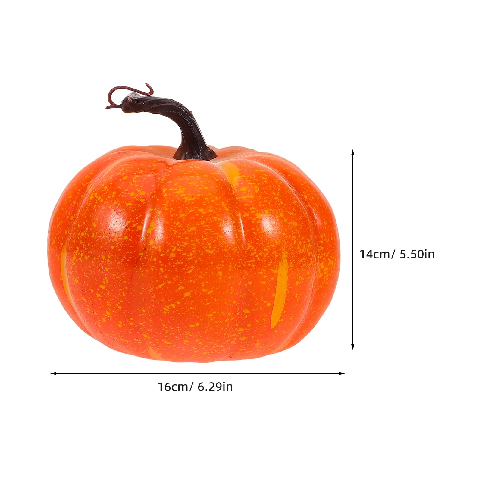 LUOZZY Artificial Pumpkins for Decorating Fall Pumpkin Model Harvest Festival Halloween Table Centerpiece Decorations (A)
