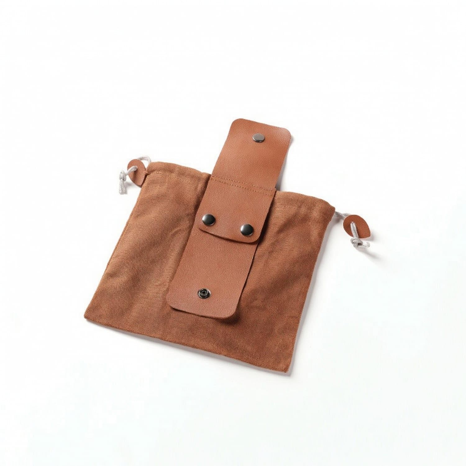 SNAPPSY Foldable Foraging Pouch Hands-Unrestricted Belt Pouch Collapsible Canvas Bag with Snap Closure Compact for Foragers, Gardeners, Hikers, Harvesting, Gardening, Brown-image-42