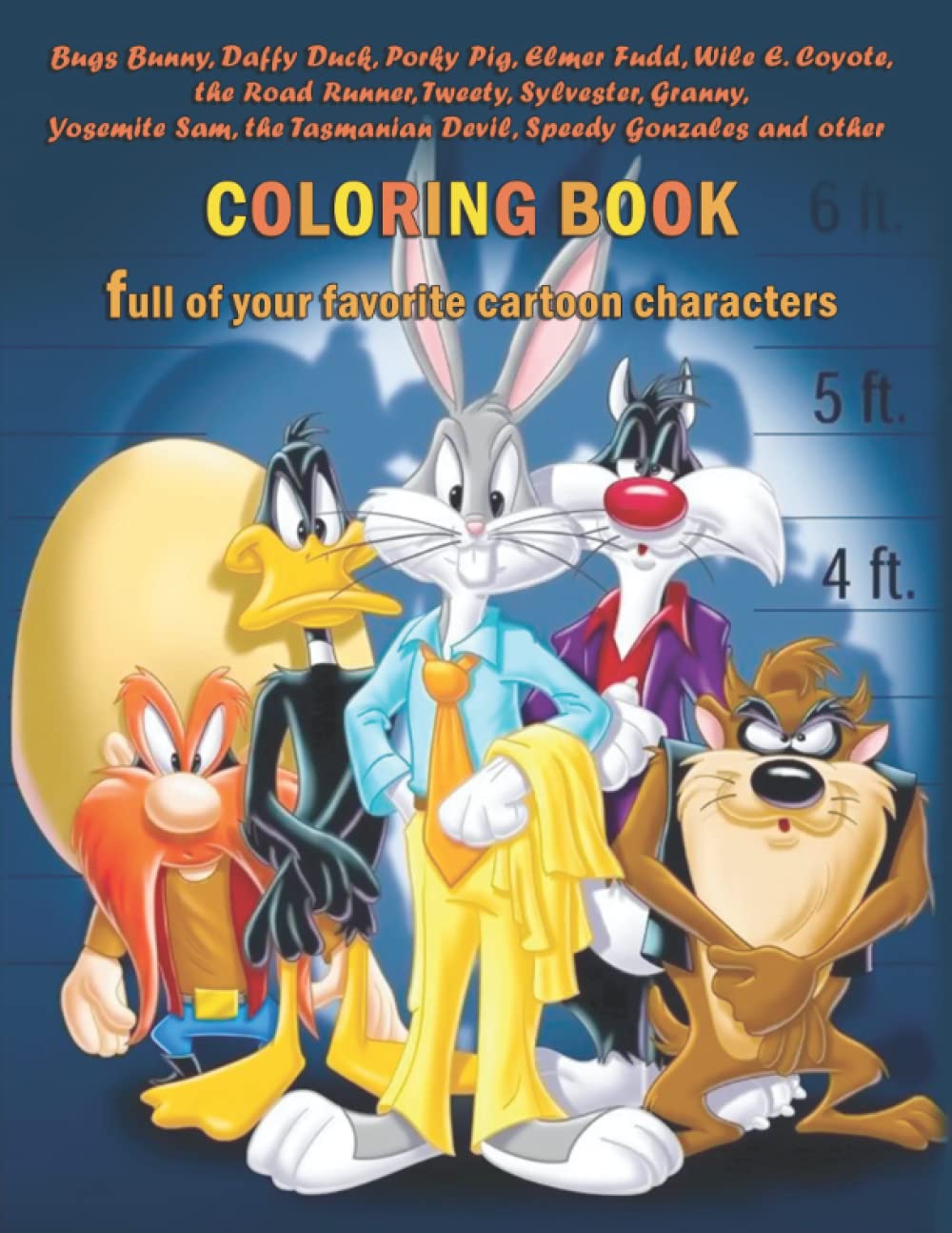 Buy COLORING BOOK full of your favorite cartoon characters: Bugs Bunny ...