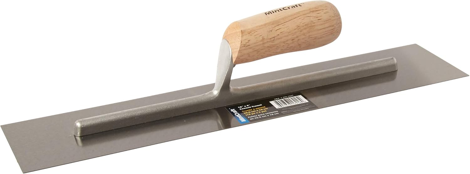 MINTCRAFT 16218 Steel Cement Trowel, 18-Inch