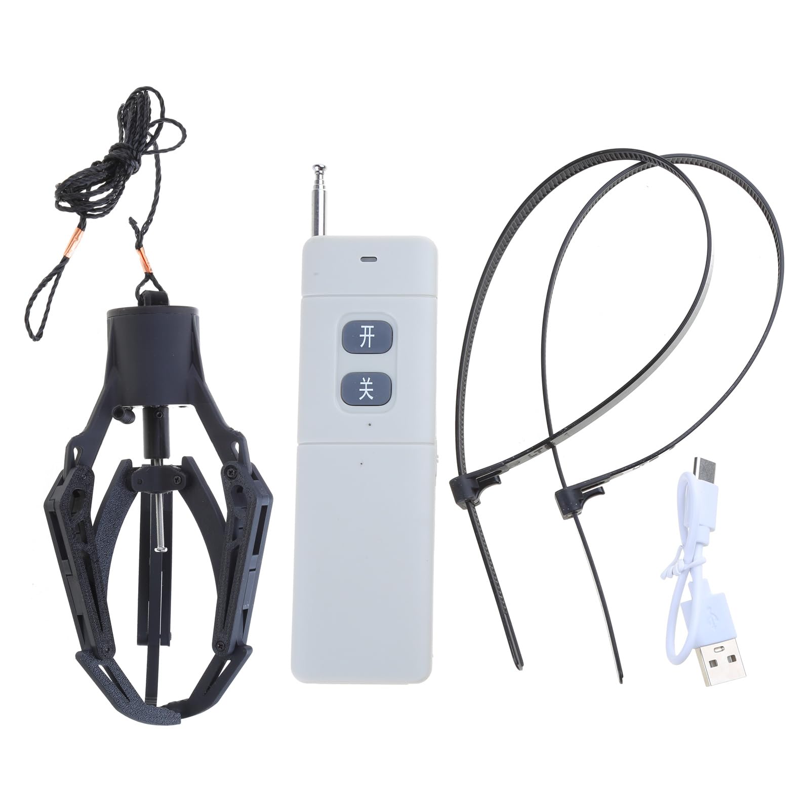 UAV Mechanical Claw Remote Control Mechanical Hook for Various Models of Unmanned Aerial Vehicle Expansion Accessory