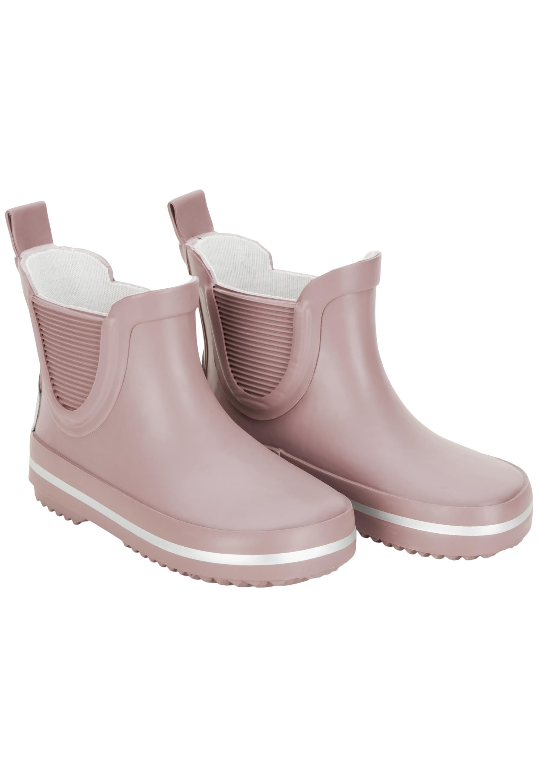 Mikk-line Kurze Gummistiefel Kinder, Halbe Regenstiefel Mädchen & Jungen | Halbhohe, naturkautschuk, wasserdicht regenstiefel, rutschfeste Sohle, reflektierende Details, herausnehmbare Innensohle
