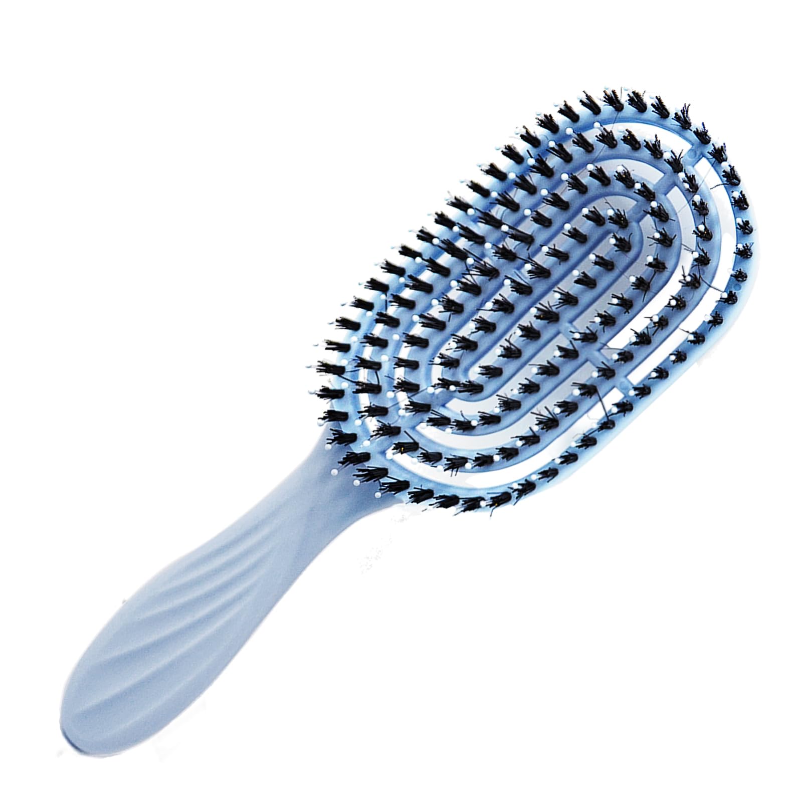 ZPTEE Boar Bristle Hair Brush with Nylon Pins,Vented Paddle Detangling Brush for Wet&Dry Hair,Anti-Frizz Anti-Static