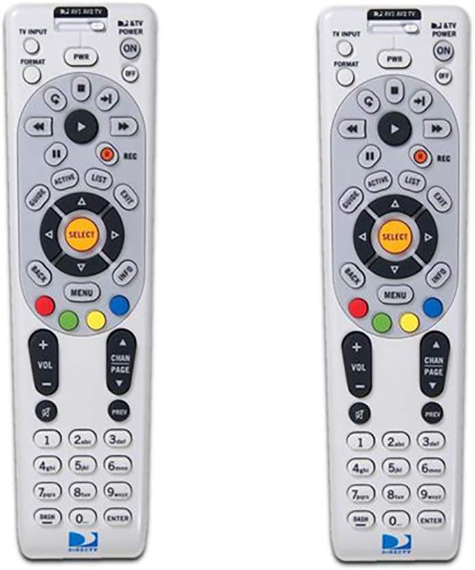 2 Pack - DIRECTV RC66RX IR/RF Remote Control